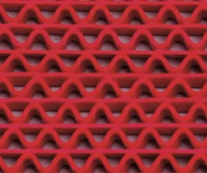 ZER-ZZ120 | Zerbini in pvc per traffico intenso - Rosso